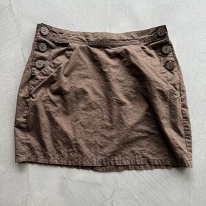 Mountain Hardware Women's Brown Outdoors Athletic Hiking Skirt - Organic Cotton